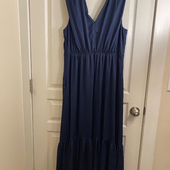 Kobi Halperin Almita Dress V neck navy NWT size XL - Picture 4 of 9
